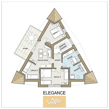 Spa & Pool Vila Anna Appartement